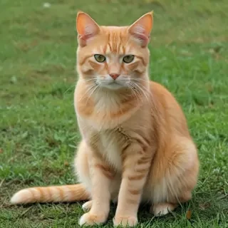 orange cat