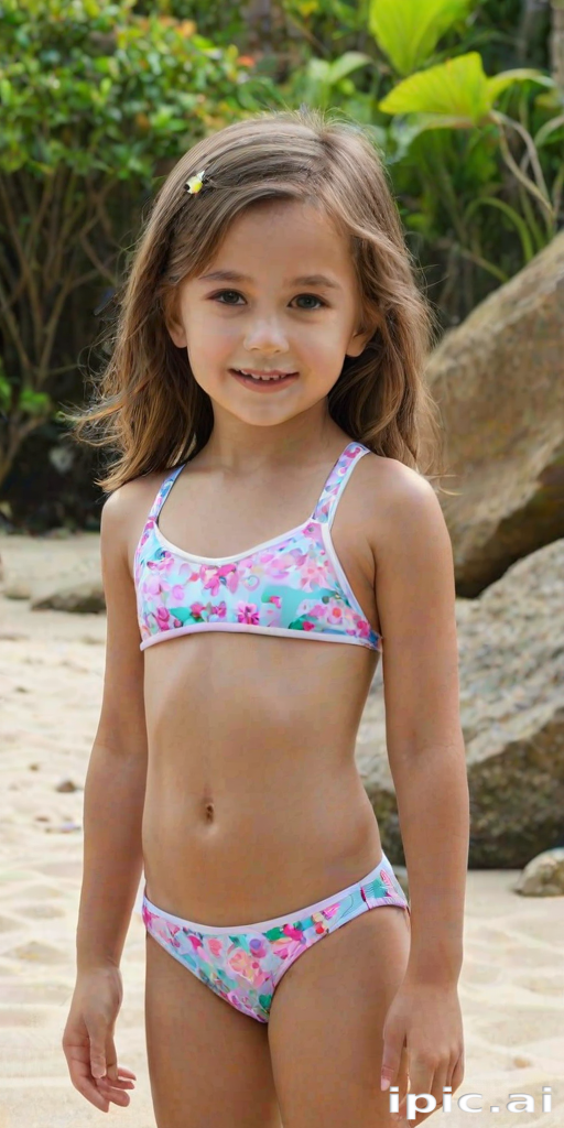 ai little girl bikini