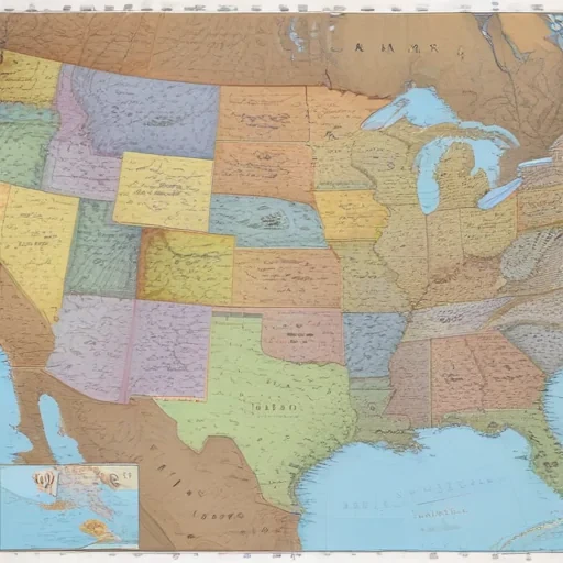 united states map