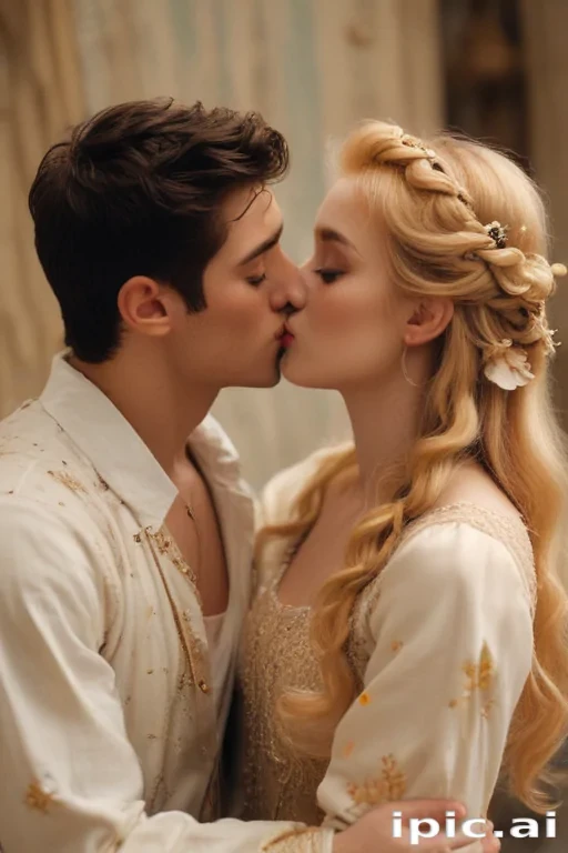 kissing aesthetic