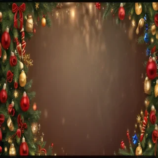 christmas background frame