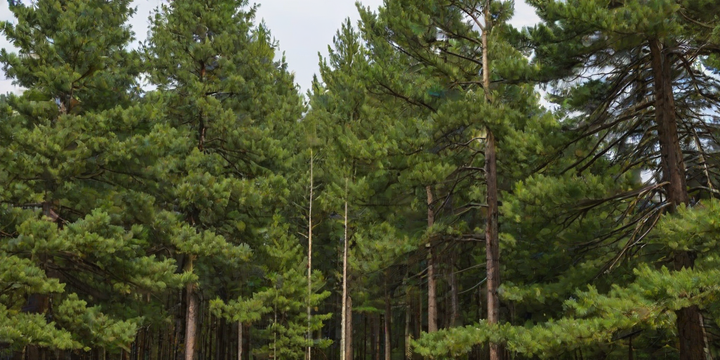 pine trees transparent background
