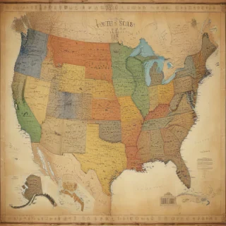 map of the united states of america