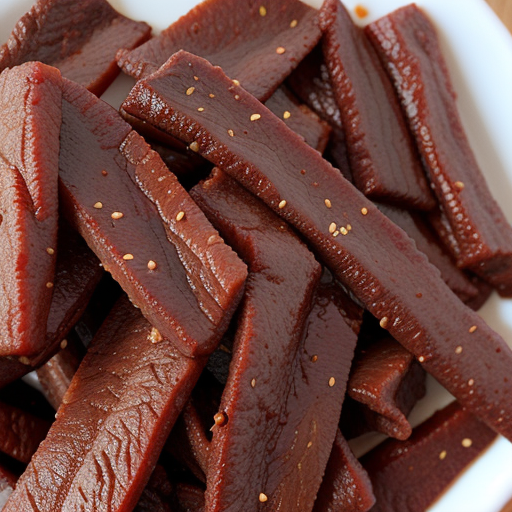 sweet and hot beef jerky