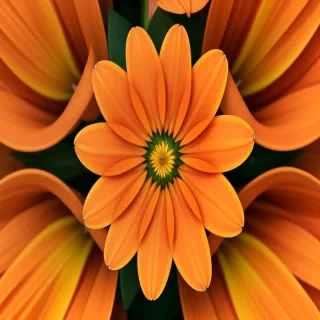 orange flower background