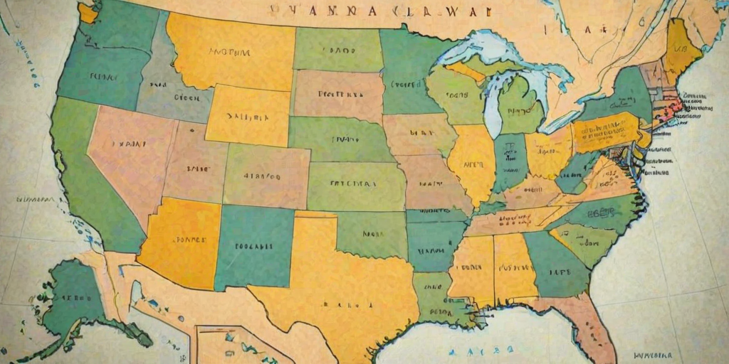 us states map