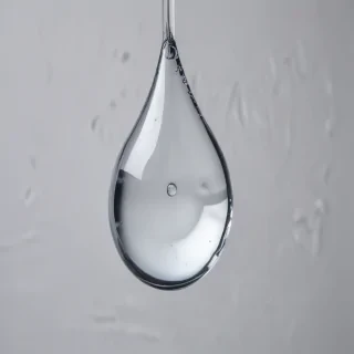 transparent water drop