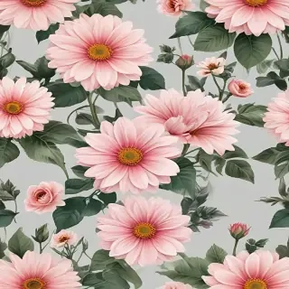 aesthetic flowers transparent background