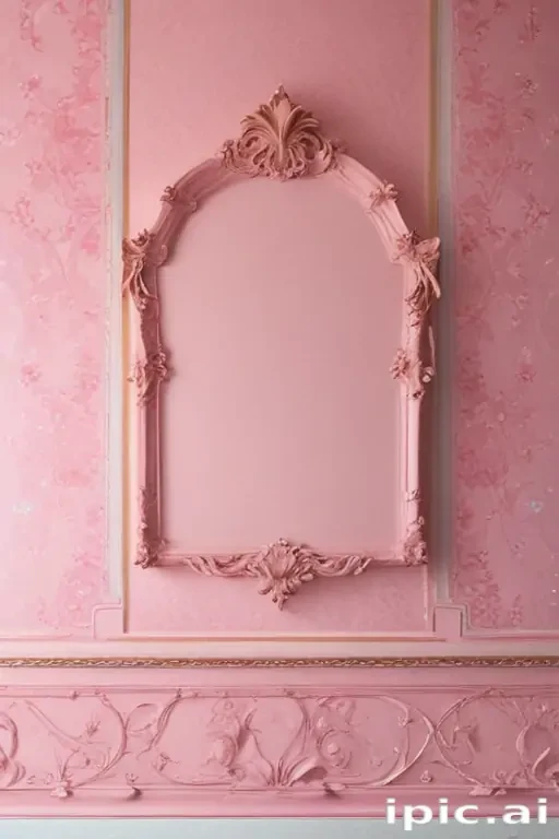 pink wall paper