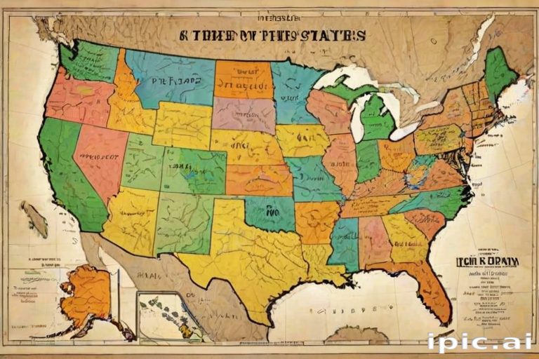map of the us states