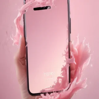 light pink phone wallpaper