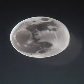 transparent moon