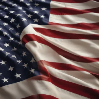 american flag waving png