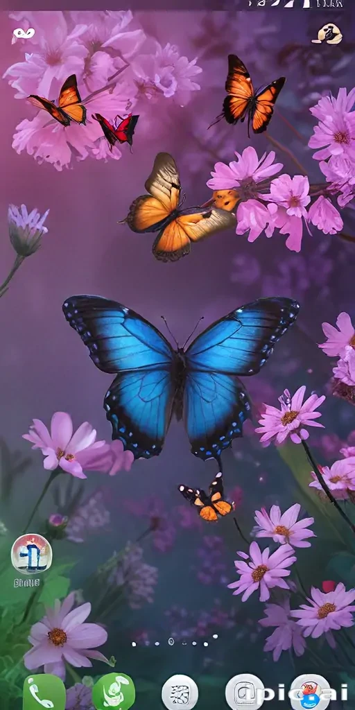 butterfly home screen