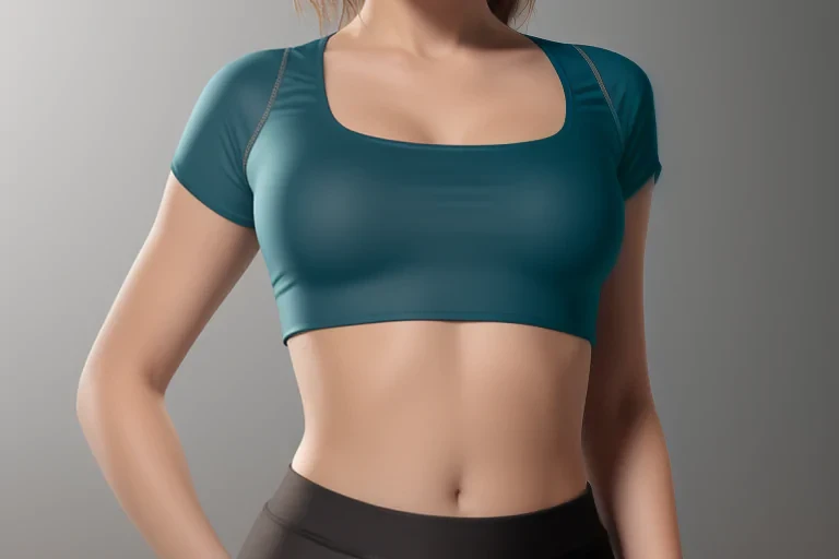 crop top mock up