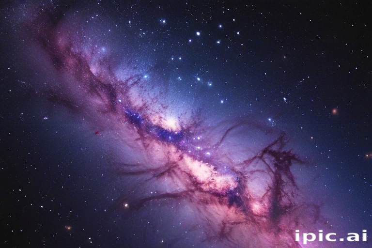 Stunning View of a Colorful Galaxy Filled with Stars and Nebulae