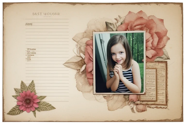 background of scrapbook