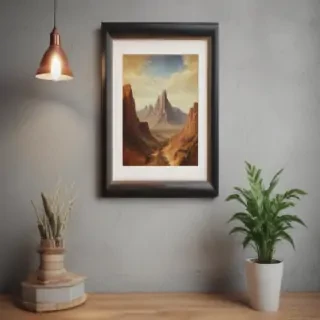 framed art mockup