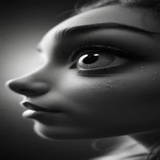 black and white png