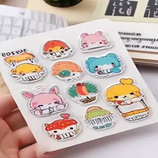 transparent cute stickers