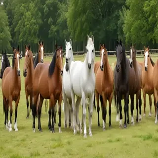 horses cartoon