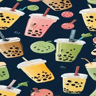 bubble tea background