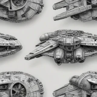millennium falcon clip art