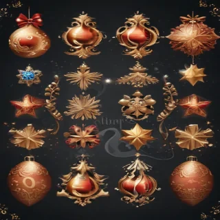 christmas clip art transparent background