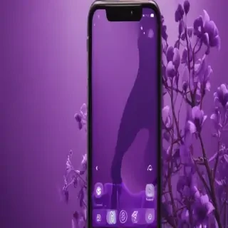 purple home screen wallpaper