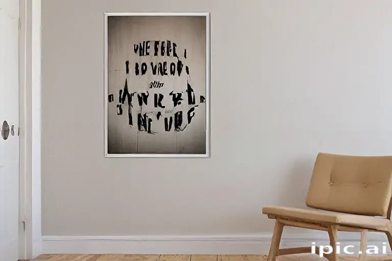 wall art mock up