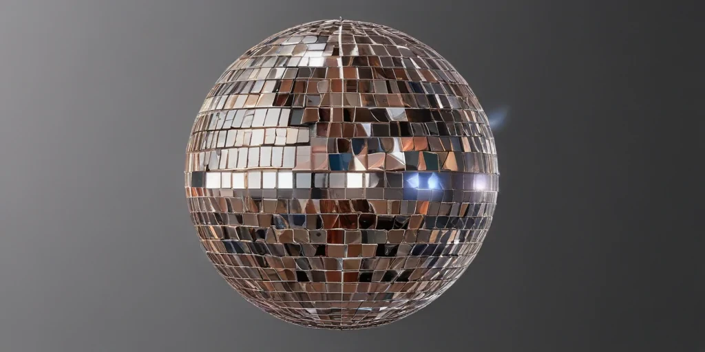 transparent background disco ball png