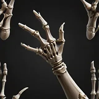 skeleton hand png