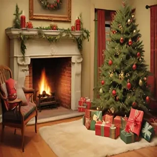 vintage christmas images to print