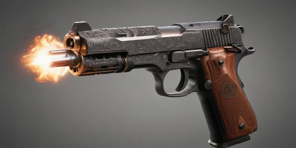 gun with no background