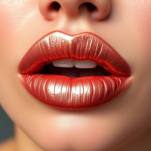 Metallic rose gold lips titled "Gilded Blush" offer a luxurious sheen with a hint of warmth, complementing both casual and formal attire for a touch of elegance