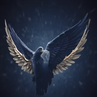 navy background