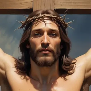 picture of jesus on cross