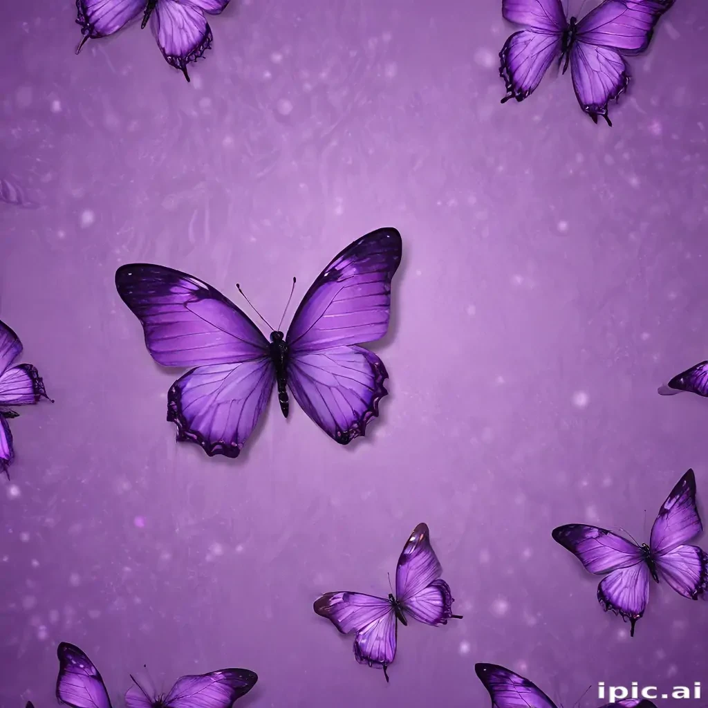 wallpaper purple butterfly
