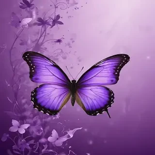 purple butterfly background