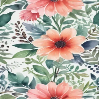 watercolor flower background