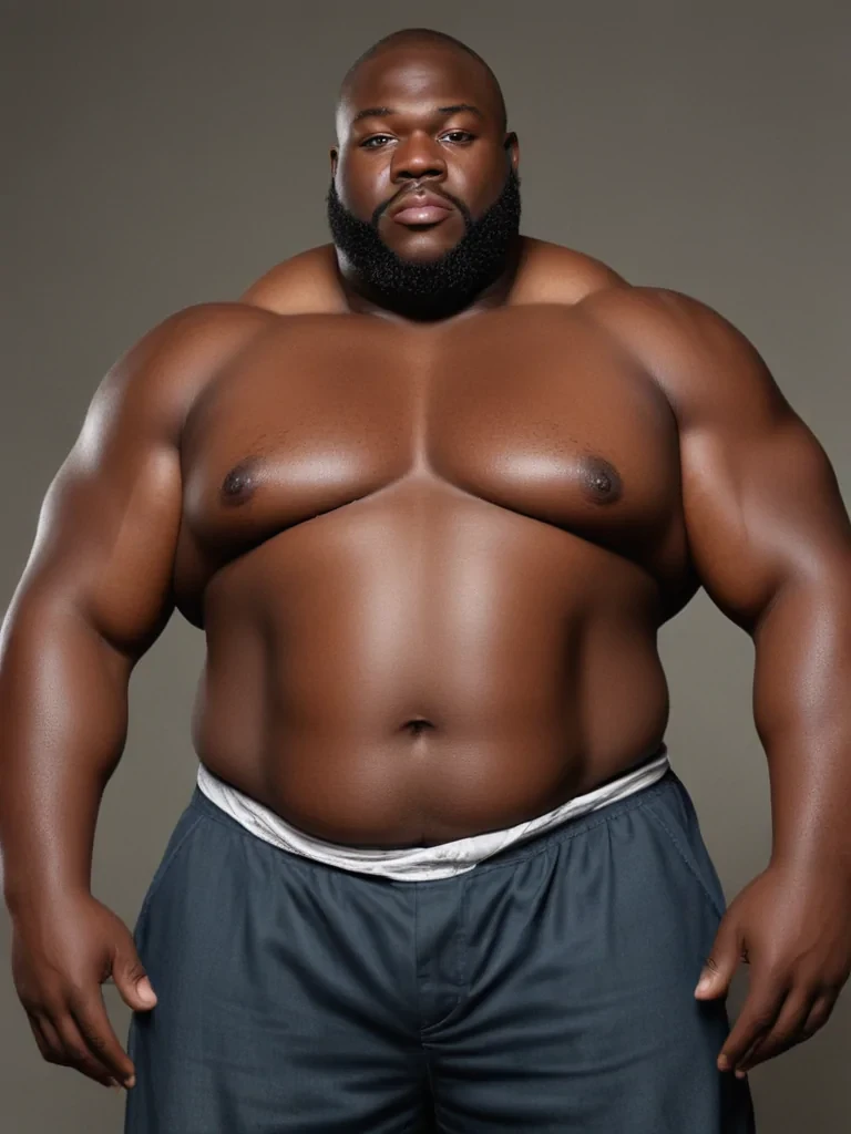 fat man black