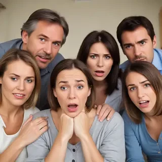 free pictures upset family