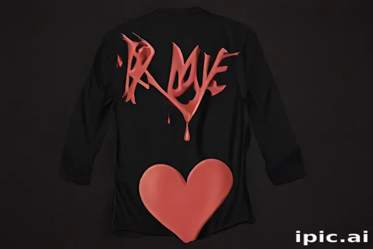broken heart black