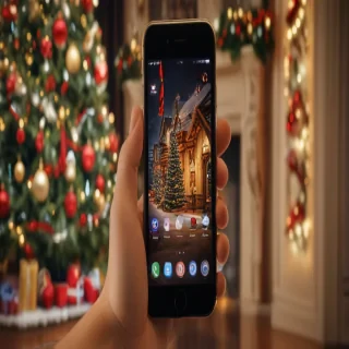 christmas phone background