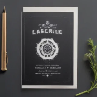 greeting card mockup