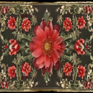 flower transparent border