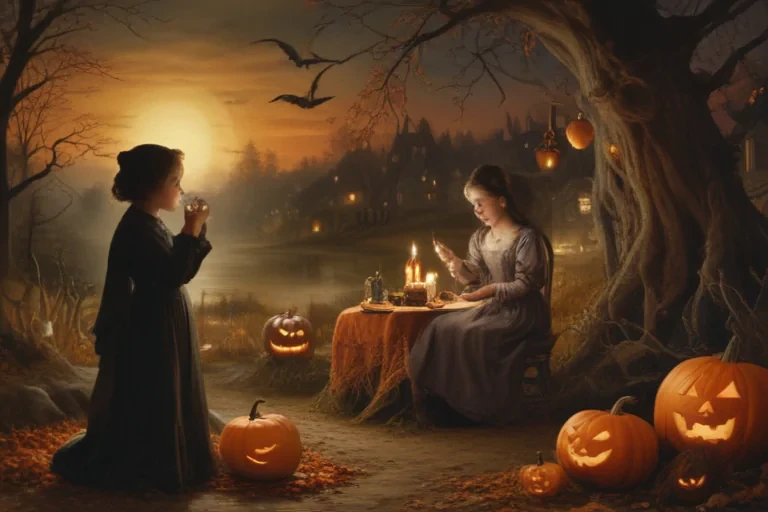 public domain vintage halloween art