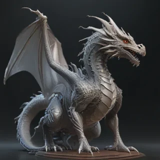 transparent dragon