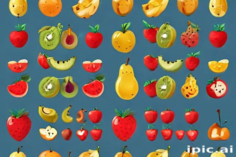 cartoon fruit