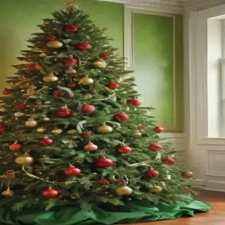 green christmas bg